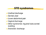 STD syndromes