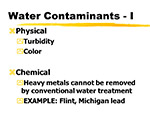 Water Contaminants