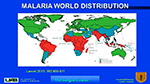 Malaria world distribution