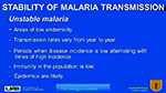 Stability of malaria