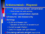 Schistosomiasis Diagnosis
