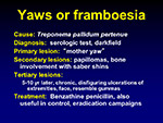 Yaws or framboesia