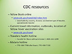 CDC resources