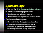  Epidemiology 