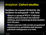 Cohort studies