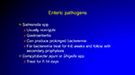 Enteric pathogens