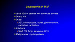 Leukopenia in HIV