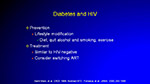 Diabetes and HIV