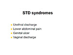 STD syndromes