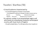 Travelers Diarrhea