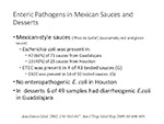 Enteric Pathogens